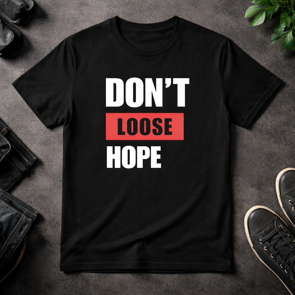 Don’t Lose Hope – Premium Unisex Motivational T-Shirt