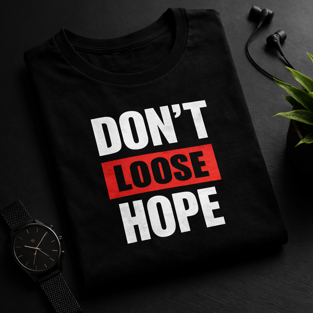 Don’t Lose Hope – Premium Unisex Motivational T-Shirt