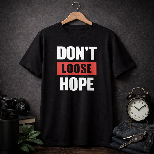 Don’t Lose Hope – Premium Unisex Motivational T-Shirt